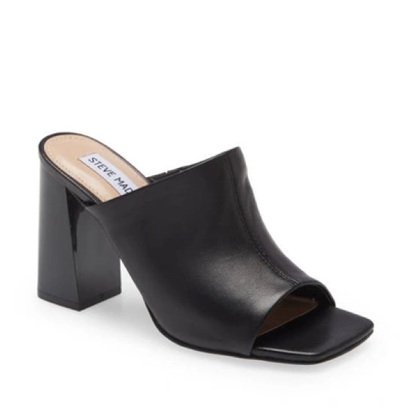 Steve Madden Shoes - STEVE MADDEN Tule Block Heel Mule Sandals